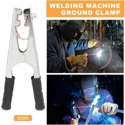 GUAZHUNIFR Pince De Masse Pour Soudure à L'arc,Pince De Masse, Pince De Masse Soudure, Pince De Masse Laiton, Fabriqué En Fer, Durable, Sûr Et Stable, Confortable à Tenir, Adapté Au Soudage électrique Guazhuni(500A) 8 GUAZHUNIFR Pince De Masse Pour Soudure à L'arc,Pince De Masse, Pince De Masse Soudure, Pince De Masse Laiton, Fabriqué En Fer, Durable, Sûr Et Stable, Confortable à Tenir, Adapté Au Soudage électrique Guazhuni(500A) -Soudure à l'arc Sales Store 46565442 4