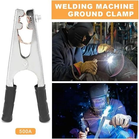 GUAZHUNIFR Pince De Masse Pour Soudure à L'arc,Pince De Masse, Pince De Masse Soudure, Pince De Masse Laiton, Fabriqué En Fer, Durable, Sûr Et Stable, Confortable à Tenir, Adapté Au Soudage électrique Guazhuni(500A) 4 GUAZHUNIFR Pince De Masse Pour Soudure à L'arc,Pince De Masse, Pince De Masse Soudure, Pince De Masse Laiton, Fabriqué En Fer, Durable, Sûr Et Stable, Confortable à Tenir, Adapté Au Soudage électrique Guazhuni(500A) – Image 4