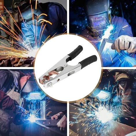 GUAZHUNIFR Pince De Masse Pour Soudure à L'arc,Pince De Masse, Pince De Masse Soudure, Pince De Masse Laiton, Fabriqué En Fer, Durable, Sûr Et Stable, Confortable à Tenir, Adapté Au Soudage électrique Guazhuni(500A) 5 GUAZHUNIFR Pince De Masse Pour Soudure à L'arc,Pince De Masse, Pince De Masse Soudure, Pince De Masse Laiton, Fabriqué En Fer, Durable, Sûr Et Stable, Confortable à Tenir, Adapté Au Soudage électrique Guazhuni(500A) – Image 5