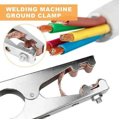 ECHOO Pince De Masse, Pince Soudure, 1 Pince De Terre De Soudage, Fait De Fer + Laiton, Solide Et Durable, Matériel De Soudage Professionnel 4 ECHOO Pince De Masse, Pince Soudure, 1 Pince De Terre De Soudage, Fait De Fer + Laiton, Solide Et Durable, Matériel De Soudage Professionnel – Image 4
