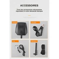BLACKPINE - Poste à Souder - Inverter - MMA 300 - Ø 1.6 à 3.2 Mm - 230V - Livré Avec 1.2m Cables De Masse Et 1.8m Porte Électrodes -Soudure à l'arc Sales Store 48201725 4