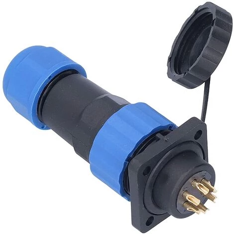 Prise De Courant étanche, Adaptateur De Connecteur Industriel Connexion De Soudage Résistant à L'oxydation Pour Les équipements électroniques Pour Les Communications (6 Noyaux) Macaron 1 Prise De Courant étanche, Adaptateur De Connecteur Industriel Connexion De Soudage Résistant à L'oxydation Pour Les équipements électroniques Pour Les Communications (6 Noyaux) Macaron