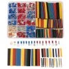 Ensemble De Boîtiers De Fils électriques, Bornes à Sertir De 350 PCS Connecteurs à Bout à Bout + 328 Tubes De Thermo-rétraction (678pcs)Macaron