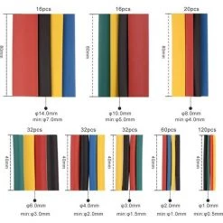 Ensemble De Boîtiers De Fils électriques, Bornes à Sertir De 350 PCS Connecteurs à Bout à Bout + 328 Tubes De Thermo-rétraction (678pcs)Macaron -Soudure à l'arc Sales Store 53106875 4