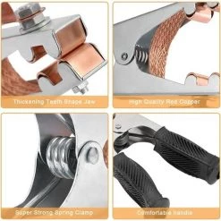 Pince De Masse Pince De Masse Laiton, Fabriqué En Fer, Durable, Sûr Et Stable, Confortable à Tenir, Adapté Au Soudage électrique (800A)Macaron 7 Pince De Masse Pince De Masse Laiton, Fabriqué En Fer, Durable, Sûr Et Stable, Confortable à Tenir, Adapté Au Soudage électrique (800A)Macaron -Soudure à l'arc Sales Store 53106880 3