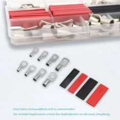 Cosses De Câble En Cuivre étamé, Cosses De Câble, Connecteurs à Sertir, 140 Pièces Cosses à Anneau Pour Gaine Thermorétractable Macaron 8 Cosses De Câble En Cuivre étamé, Cosses De Câble, Connecteurs à Sertir, 140 Pièces Cosses à Anneau Pour Gaine Thermorétractable Macaron -Soudure à l'arc Sales Store 53106891 4