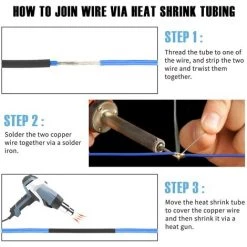 Connecteurs De Fil Auto-soudants Et Kit De Tubes Thermorétractables, étanches, Joints De Soudure, Joints De Soudure, Joints électriques Isolés Pour Joint De Fil De Voiture Macaron -Soudure à l'arc Sales Store 53106897 3