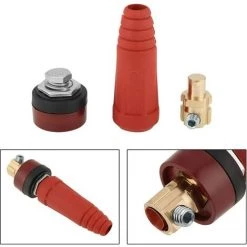 Connecteur De Câble De Soudage DKJ35-50 Connecteur De Câble à Raccord Rapide Rouge Avec Prise Pour Machine à Souder Macaron -Soudure à l'arc Sales Store 53106901 4