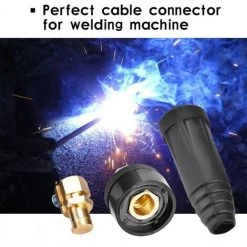 Soudage Câble Panneau Connecteur Et Prise De Panneau Adaptateur Rapide(DKJ35-50 Noir) Macaron -Soudure à l'arc Sales Store 53106914 5