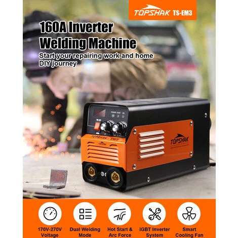 JMAX Topshak TS-EM3 Poste à Souder Inverter Station De Soudage TIG Soudage à électrodes Machine à Souder 2 JMAX Topshak TS-EM3 Poste à Souder Inverter Station De Soudage TIG Soudage à électrodes Machine à Souder – Image 2