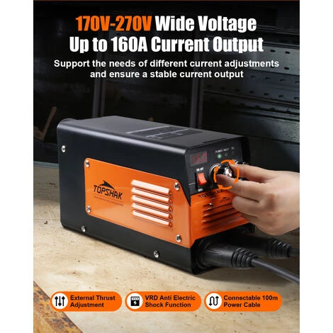 JMAX Topshak TS-EM3 Poste à Souder Inverter Station De Soudage TIG Soudage à électrodes Machine à Souder 3 JMAX Topshak TS-EM3 Poste à Souder Inverter Station De Soudage TIG Soudage à électrodes Machine à Souder – Image 3