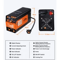 JMAX TOPSHAK TS-EM2 Poste à Souder Inverter Station De Soudage TIG Soudage à électrodes Machine à Souder 9 JMAX TOPSHAK TS-EM2 Poste à Souder Inverter Station De Soudage TIG Soudage à électrodes Machine à Souder -Soudure à l'arc Sales Store 53551316 5
