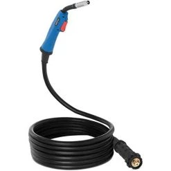 STAMOS Torche MIG MAG MIG15 Pack De Tuyaux Torche À Souder 5 M 180/150 A - Argent