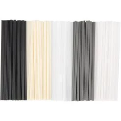 SUPERSELLER 20 Pièces Baguettes De Soudage En Plastique ABS/PP/PVC/PE Baguettes De Soudage Pour Pare-chocs De Voiture Pistolet De Soudage En Plastique/pistolet à Air Chaud - Polypropylène Noir -Soudure à l'arc Sales Store 54448151 4