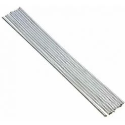 SUPERSELLER Poste à Souder MMA & électrode Enrobée 10pcs Baguettes De Soudure En Aluminium Noyau Solide Aucun Flux Requis Résistance à La Corrosion à Faible Point De Fusion - 250 × 2,4 Mm