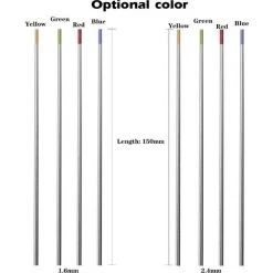 TANCYCO Électrodes De Tungstène Baguettes De Soudage Pièces D'équipement De Soudage Soudures Torche Tungstène Broche électrodes De Soudage Tiges Vert 3.2*150 7 TANCYCO Électrodes De Tungstène Baguettes De Soudage Pièces D'équipement De Soudage Soudures Torche Tungstène Broche électrodes De Soudage Tiges Vert 3.2*150 -Soudure à l'arc Sales Store 57020675 3
