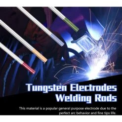 TANCYCO Électrodes De Tungstène Baguettes De Soudage Pièces D'équipement De Soudage Soudures Torche Tungstène Broche électrodes De Soudage Tiges Vert 3.2*150 9 TANCYCO Électrodes De Tungstène Baguettes De Soudage Pièces D'équipement De Soudage Soudures Torche Tungstène Broche électrodes De Soudage Tiges Vert 3.2*150 -Soudure à l'arc Sales Store 57020675 5