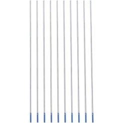 BEARSU 10pcs 1.0/1.6/2.4mm Électrodes De Soudure De Tungstène, Lanthanated Electrode Blue Tip(1.6 * 150mm) -Soudure à l'arc Sales Store 57685438 5