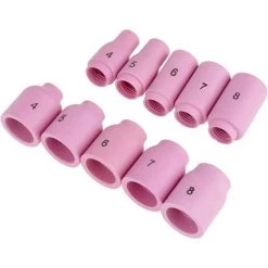 IRISFR Lilaris 49 Pcs Ensembles De Soudage TIG Lentille De Gaz En Cuivre Buses D'alumine Tasses Collets Accessoires De Soudage TIG Pour Pistolet De Soudage TIG -Soudure à l'arc Sales Store 58807730 3