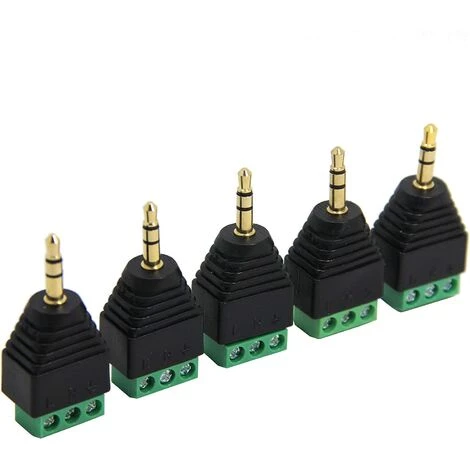 IRISFR Lilaris Adaptateur (Lot De 2) Jack 3,5 Mm Vers Bornier à Vis, Connecteur Jack Mâles Stéréo TRS De 3.5mm à 3 Pôles Adaptateur De Réparation Sans Soudure Pour Câble Aux, Câblage Stéréo Et Câble D'Extension IR 4 IRISFR Lilaris Adaptateur (Lot De 2) Jack 3,5 Mm Vers Bornier à Vis, Connecteur Jack Mâles Stéréo TRS De 3.5mm à 3 Pôles Adaptateur De Réparation Sans Soudure Pour Câble Aux, Câblage Stéréo Et Câble D'Extension IR – Image 4