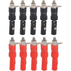 IRISFR Lilaris 4 Mm Fiche Banane Audio Speaker Wire Connecteur De Câble,4mm Connecteurs Isolee De Prise Socket Pour Câbles De Haut-parleur, Plaque Murale Et Plus+Tester La Pince Crocodile，30 Pièces -Soudure à l'arc Sales Store 58807753 4