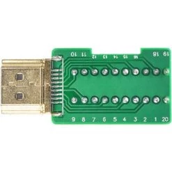 IRISFR Lilaris Adaptateur HDMI Plaqué Or Mâle Vers Connecteur Sans Soudure Avec Boîtier，noir, Une Pièce -Soudure à l'arc Sales Store 58807755 3