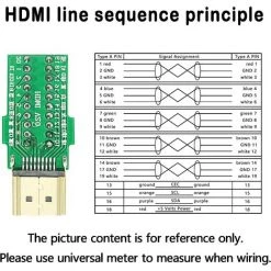 IRISFR Lilaris Adaptateur HDMI Plaqué Or Mâle Vers Connecteur Sans Soudure Avec Boîtier，noir, Une Pièce -Soudure à l'arc Sales Store 58807755 5