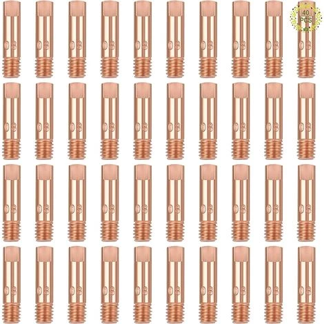 IRISFR Lilaris 40PCS Buse Mig 0,8, Embouts De Contact De Buse De Soudage 15AK MIG/MAG Ensemble De Support De Connecteur De Gaz 0,8 Pour Consommables De Torche De Soudage 1 IRISFR Lilaris 40PCS Buse Mig 0,8, Embouts De Contact De Buse De Soudage 15AK MIG/MAG Ensemble De Support De Connecteur De Gaz 0,8 Pour Consommables De Torche De Soudage