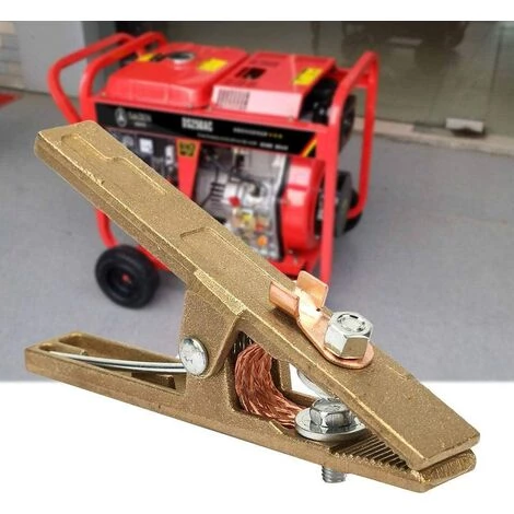 ENLENK Pinces De Mise à La Terre De Soudage, En Laiton Pinces Pour Câbles De Mise à La Terre Pinces Pour La Construction De Machines à Souder (300 A) 3 ENLENK Pinces De Mise à La Terre De Soudage, En Laiton Pinces Pour Câbles De Mise à La Terre Pinces Pour La Construction De Machines à Souder (300 A) – Image 3