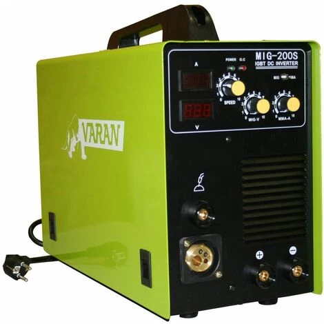 Varan Motors - Var-mig200s-2 Poste à Souder Inverter 2 En 1 MIG-200S + MMA + Accessoires - Vert 2 Varan Motors - Var-mig200s-2 Poste à Souder Inverter 2 En 1 MIG-200S + MMA + Accessoires - Vert – Image 2