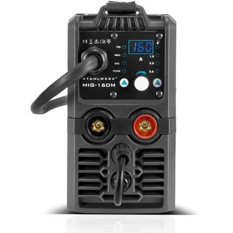 STAHLWERK MIG MAG 160 M Poste à Souder IGBT Appareil Combiné 5 En 1 Entièrement Synergique Avec Véritable 160 Ampères / Fil Fourré, MIG MAG, ARC MMA, Lift TIG 3 STAHLWERK MIG MAG 160 M Poste à Souder IGBT Appareil Combiné 5 En 1 Entièrement Synergique Avec Véritable 160 Ampères / Fil Fourré, MIG MAG, ARC MMA, Lift TIG – Image 3