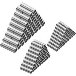 CHANCEY Connecteurs Bout à Bout Non Isolés,SEMAket Paquet De 200 Kit De Terminaison De Sertissage De Câble De Virole De FilTransparent Sans Soudure 22-18AWG 16-14AWG 12-10AWG Avec Boîte De Rangement -Soudure à l'arc Sales Store 60154979 4