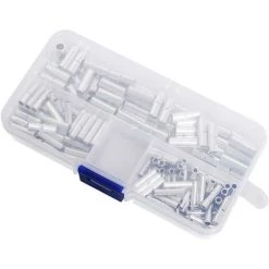 CHANCEY Connecteurs Bout à Bout Non Isolés,SEMAket Paquet De 200 Kit De Terminaison De Sertissage De Câble De Virole De FilTransparent Sans Soudure 22-18AWG 16-14AWG 12-10AWG Avec Boîte De Rangement -Soudure à l'arc Sales Store 60154979 5