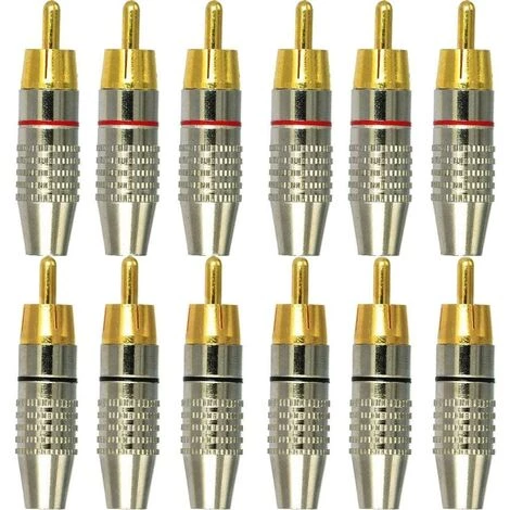 MACARON RCA Connecteur Male,Connecteurs Audio Vidéo RCA,RCA Terminal Connecteur Audio,RCA Connecteur à Sans Soudure,Connecteurs RCA Plug Jack(16pcs)LO-Ron 1 MACARON RCA Connecteur Male,Connecteurs Audio Vidéo RCA,RCA Terminal Connecteur Audio,RCA Connecteur à Sans Soudure,Connecteurs RCA Plug Jack(16pcs)LO-Ron