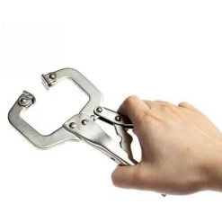 MACARON Lot De 2 Colliers De Serrage De Avec Patins Pivotants En Acier Pince étau De Soudage(170*85*15mm)LO-Ron 7 MACARON Lot De 2 Colliers De Serrage De Avec Patins Pivotants En Acier Pince étau De Soudage(170*85*15mm)LO-Ron -Soudure à l'arc Sales Store 61308317 3