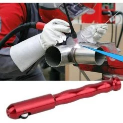 MACARON TIG Fil De Soudure Alimentation TIG Fil Stylo Doigt Feeder Bâton De Soudage Porte De Remplissage (Rouge)LO-Ron