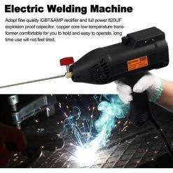 SUPERSELLER Machine De Soudage électrique Portable 220 V 3900 W 820 UF Condensateur Anti-déflagrant Accueil LED Affichage Numérique Bouton De Régulation De Courant Sans électrode Machine De Soudage Intelligente Avec Ventilateur à Flux Axial à Grande Vitesse - Prise U -Soudure à l'arc Sales Store 64122531 3