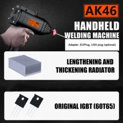 SUPERSELLER Machine De Soudage électrique Portable 220 V 3900 W 820 UF Condensateur Anti-déflagrant Accueil LED Affichage Numérique Bouton De Régulation De Courant Sans électrode Machine De Soudage Intelligente Avec Ventilateur à Flux Axial à Grande Vitesse - Prise U -Soudure à l'arc Sales Store 64122531 4