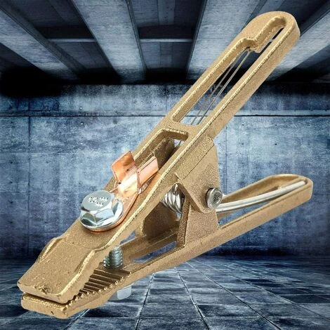 CARILLONSàVENT Laiton Pince De Masse,Carivent Pince De Terre à Souder Pour Souduremise à La Terre De Câble Pour La Machine De Soudure 1 Pcs (260A) 2 CARILLONSàVENT Laiton Pince De Masse,Carivent Pince De Terre à Souder Pour Souduremise à La Terre De Câble Pour La Machine De Soudure 1 Pcs (260A) – Image 2
