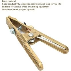 Laiton Pince De Masse,Pince De Terre à Souder Pour Souduremise à La Terre De Câble Pour La Machine De Soudure 1 Pcs (260A) 56Vingt -Soudure à l'arc Sales Store 64940277 4