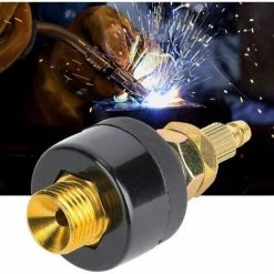 QERSTA Connecteur Rapide électrique De Gaz De Machine De Soudage à L'arc-argon De Torche De Soudeur Pour La Torche De Soudeur 70x15mm（2 Pcs） -Soudure à l'arc Sales Store 65040874 5
