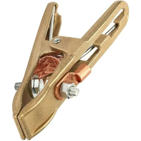 TINOR Laiton Pince De Masse, Pince De Terre à Souder Pour Souduremise à La Terre De Câble Pour La Machine De Soudure (500A) 4 TINOR Laiton Pince De Masse, Pince De Terre à Souder Pour Souduremise à La Terre De Câble Pour La Machine De Soudure (500A) – Image 4
