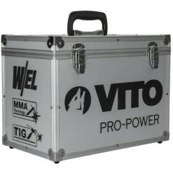 Poste A Souder Inverter Combiné ARC TIG 200A Torche TIG +12 Baguettes Ø 2.5 Mm + Cagoule Automatique + Mallette Luxe VITO -Soudure à l'arc Sales Store 65976322 3