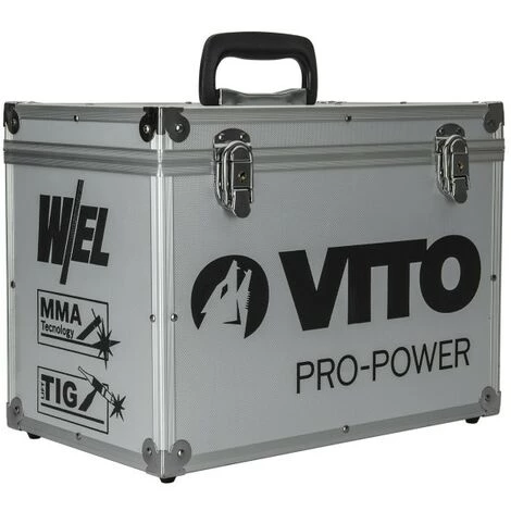 Poste A Souder Inverter Combiné ARC TIG 250 Torche TIG +12 Baguettes Ø 2.5 Mm + Cagoule Automatique + Mallette Luxe VITO 2 Poste A Souder Inverter Combiné ARC TIG 250 Torche TIG +12 Baguettes Ø 2.5 Mm + Cagoule Automatique + Mallette Luxe VITO – Image 2