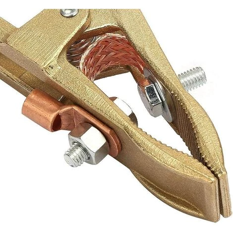 YEURIé Pince De Masse Soudure, 500A Mâchoire Lourde En Laiton, Pince De Terre De Soudage Pour Poste De Soudage Welder 4 YEURIé Pince De Masse Soudure, 500A Mâchoire Lourde En Laiton, Pince De Terre De Soudage Pour Poste De Soudage Welder – Image 4