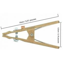 Ensoleillé Laiton Pince De Masse,- Pince De Terre à Souder Pour Souduremise à La Terre De Câble Pour La Machine De Soudure (260A) -Soudure à l'arc Sales Store 66537917 3