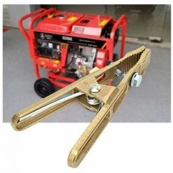 Ensoleillé Laiton Pince De Masse,- Pince De Terre à Souder Pour Souduremise à La Terre De Câble Pour La Machine De Soudure (260A) -Soudure à l'arc Sales Store 66537917 4