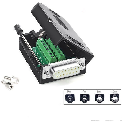 CATHERINE 2PCS Connecteur HDMI, Adaptateur De Prise Vers Bornier, Connecteur De Soudure Sans Rupture, (broche Solide Sans Soudure Femelle + Vis) 1 CATHERINE 2PCS Connecteur HDMI, Adaptateur De Prise Vers Bornier, Connecteur De Soudure Sans Rupture, (broche Solide Sans Soudure Femelle + Vis)