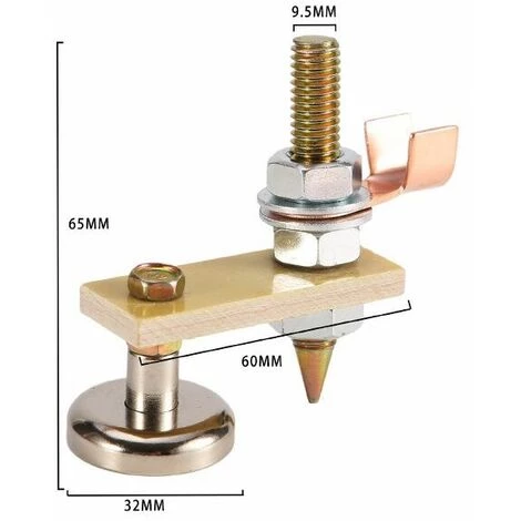 Pince De Masse Pour Soudure à L'arc -Masse Magnétique Machine De Réparation De Tôle Fort Artefact Magnétique En Fer Moulu, Nouvelle Pince De Terre De Soudage Adsorbée Par Aimant Soudeur 300A -GALOZZOIT 2 Pince De Masse Pour Soudure à L'arc -Masse Magnétique Machine De Réparation De Tôle Fort Artefact Magnétique En Fer Moulu, Nouvelle Pince De Terre De Soudage Adsorbée Par Aimant Soudeur 300A -GALOZZOIT – Image 2