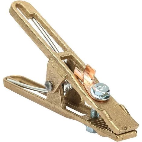 FLYME Pince De Terre à Souder Au Sol En Forme De A En Laiton, Pince à Souder 260A Pour Machine à Souder 4 FLYME Pince De Terre à Souder Au Sol En Forme De A En Laiton, Pince à Souder 260A Pour Machine à Souder – Image 4